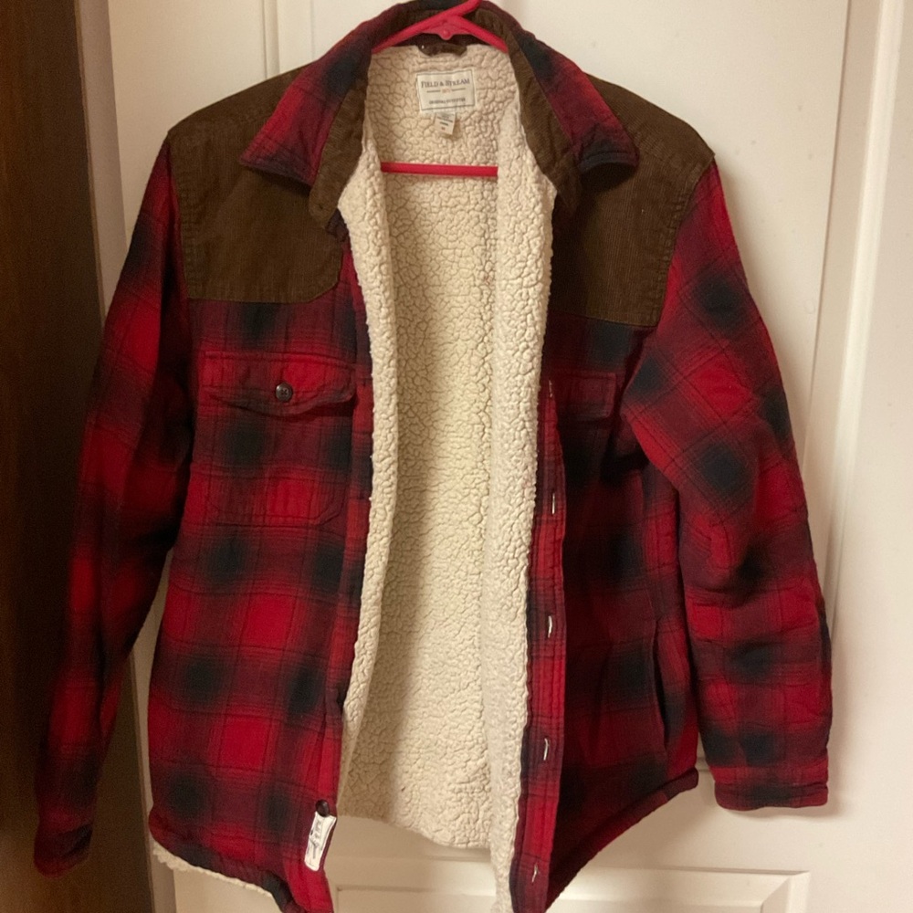Field & Stream Sherpa Lined Flannel Overshirt - image 2